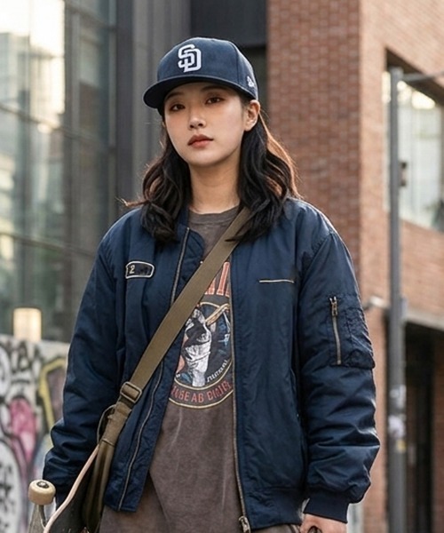 ニューエラ【NEW ERA】- HOMEGAME別注 サンディエゴ・パドレス キャップ 【San Diego Padres CO 59FIFTY SUEDE NAVY 14881994】