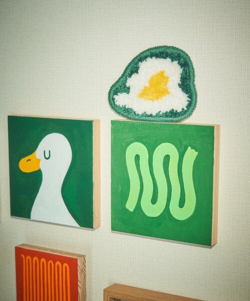 BIRTHDAY BAR(バースデイバー)の「【クリエイター「FLINT MASON」× BIRTHDAY BAR 初コラボ!】POTLUCK PASTA PARTY コースター(ランチョンマット/テーブルウェア・レディース・ネイビー/グリーン・0)」の4枚目の写真