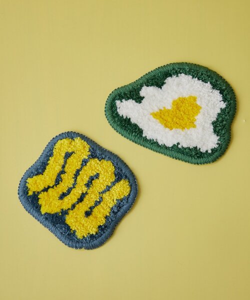 BIRTHDAY BAR(バースデイバー)の「【クリエイター「FLINT MASON」× BIRTHDAY BAR 初コラボ!】POTLUCK PASTA PARTY コースター(ランチョンマット/テーブルウェア・レディース・ネイビー/グリーン・0)」の10枚目の写真