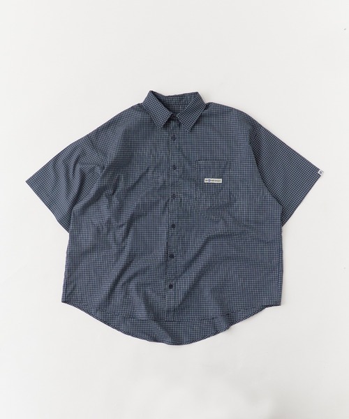 OK YESTERDAY（オッケーイエスタデイ）の「OK YESTERDAY / オーケー イエスタデイ ショートスリーブ スタンダードシャツ / SHORT-SLEEVE STANDARD SHIRT 2026年 夏 夏服（シャツ/ブラウス・レディース・ホワイト/ブラック/ブルー/ブラック系その他/ネイビー・L/M）」の9枚目の写真
