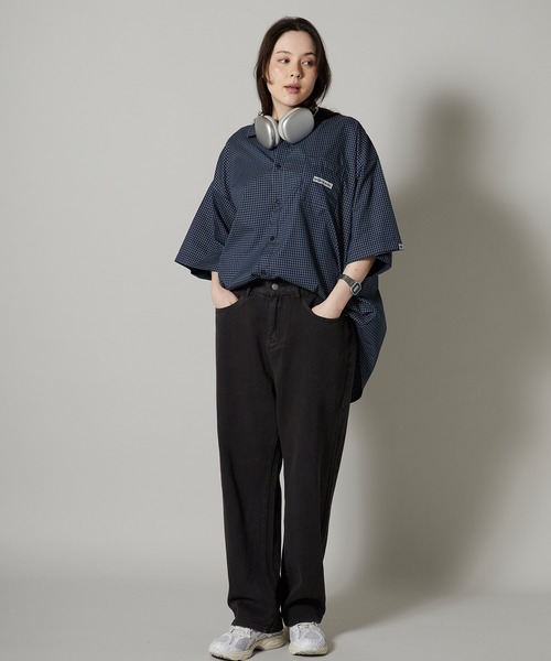 OK YESTERDAY（オッケーイエスタデイ）の「OK YESTERDAY / オーケー イエスタデイ ショートスリーブ スタンダードシャツ / SHORT-SLEEVE STANDARD SHIRT 2026年 夏 夏服（シャツ/ブラウス・レディース・ホワイト/ブラック/ブルー/ブラック系その他/ネイビー・L/M）」の16枚目の写真