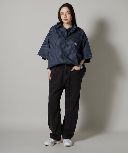 OK YESTERDAY（オッケーイエスタデイ）の「OK YESTERDAY / オーケー イエスタデイ ショートスリーブ スタンダードシャツ / SHORT-SLEEVE STANDARD SHIRT 2026年 夏 夏服（シャツ/ブラウス・レディース・ホワイト/ブラック/ブルー/ブラック系その他/ネイビー・L/M）」の19枚目の写真