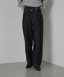 goocy | 【セットアップ対応】デニムアシメパンツ(デニムパンツ)