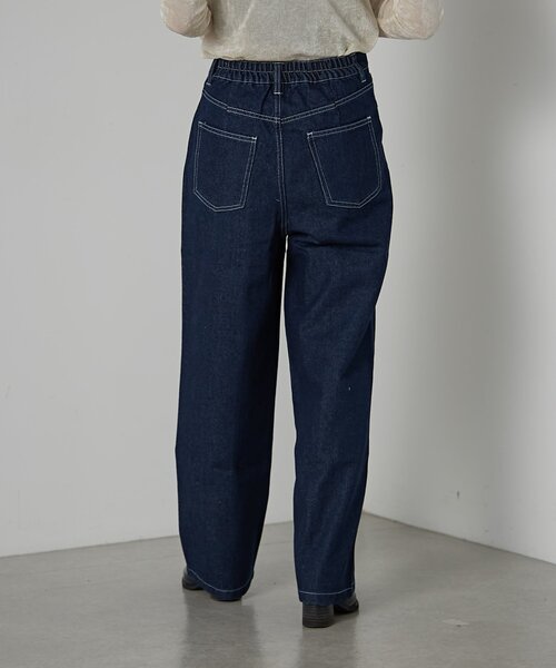 goocy（グーシー）の「【セットアップ対応】デニムアシメパンツ（デニムパンツ・レディース・ブラック/ネイビー・FREE）」の22枚目の写真