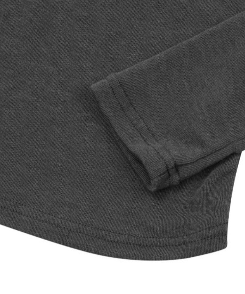 A'GEM/9 × .kom 『MUCENT/ムセント』 NELLO SNAP BUTTON LONG SLEEVE T