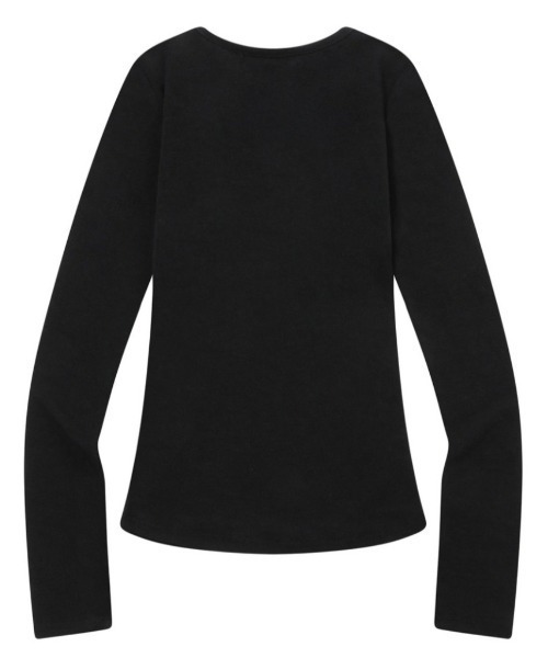 A'GEM/9 × .kom 『MUCENT/ムセント』 NELLO SNAP BUTTON LONG SLEEVE T