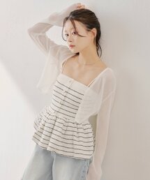 Chico | バックドロストシアーカーディガン(カーディガン/ボレロ)