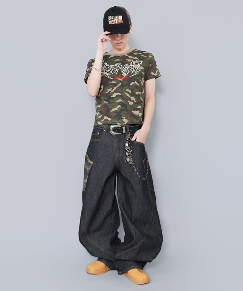 schott（ショット）の「【SCHOTT/ショット】1913ロゴワッペンメッシュキャップ/トラッカーキャップ（キャップ・メンズ・ブラック/ブラウン・ONESIZE）」の7枚目の写真