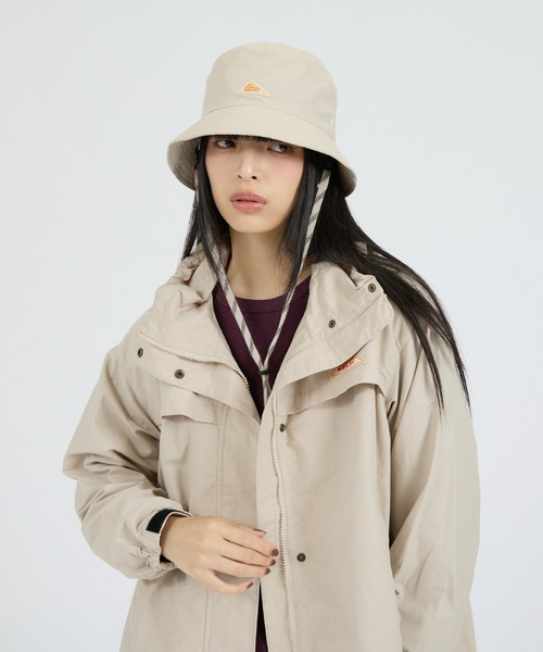 KELTY(ケルティ)の「【KELTY/ケルティー】/ワンポイント 紐付き配色 バケットハット / アドベンチャーハット(ハット・メンズ・ブラック/セージグリーン/チャコールグレー/ベージュ/カーキ/ブラウン・フリー)」の20枚目の写真