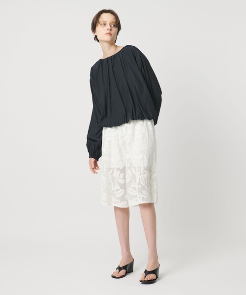 AEWEN MATOPH(イウエン マトフ)の「<AEWEN MATOPH>メッシュジャガード ハーフパンツ(その他パンツ・レディース・ブラック/ホワイト・FREE)」の6枚目の写真