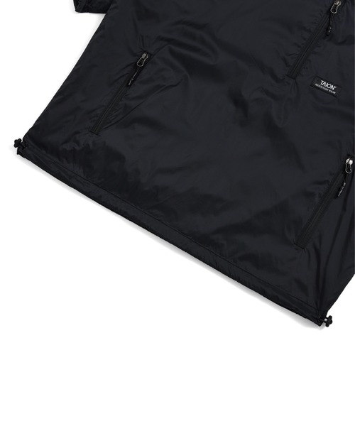 TAION（タイオン）の「【TAION(タイオン)】〈ユニセックス〉ノンダウン マウンテン クルーネック Wジップポケット ハーフスリーブ カットソー（Tシャツ/カットソー・メンズ・ライトグレー/ダークネイビー/ダークパープル/オリーブ/ブラック/ブラック系その他・XL/L/M/S/2XL）」の14枚目の写真