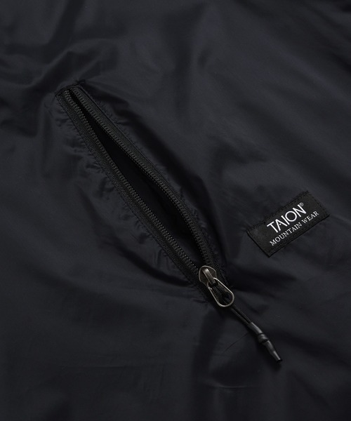 TAION（タイオン）の「【TAION(タイオン)】〈ユニセックス〉ノンダウン マウンテン クルーネック Wジップポケット ハーフスリーブ カットソー（Tシャツ/カットソー・メンズ・ライトグレー/ダークネイビー/ダークパープル/オリーブ/ブラック/ブラック系その他・XL/L/M/S/2XL）」の15枚目の写真