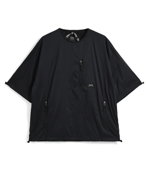 TAION（タイオン）の「【TAION(タイオン)】〈ユニセックス〉ノンダウン マウンテン クルーネック Wジップポケット ハーフスリーブ カットソー（Tシャツ/カットソー・メンズ・ライトグレー/ダークネイビー/ダークパープル/オリーブ/ブラック/ブラック系その他・XL/L/M/S/2XL）」の18枚目の写真