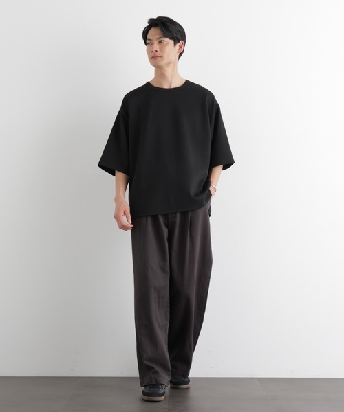 ストレッチポンチTシャツ 半袖（Tシャツ/カットソー）｜NANO universe