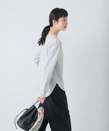 かぐれ | シフォン天竺カットソー(Tシャツ/カットソー)