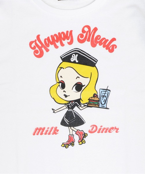 MILK(ミルク)の「HAPPY Meals Tシャツ(Tシャツ/カットソー・レディース・B/A・FREE)」の10枚目の写真
