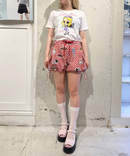 MILK(ミルク)の「HAPPY Meals Tシャツ(Tシャツ/カットソー・レディース・B/A・FREE)」の5枚目の写真