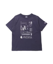 【RUSSEL】211261-002 Wmns Campus Jersey S/S Graphic T CONVENIENCE YOUNG