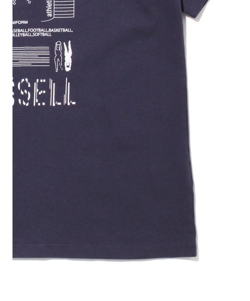 RUSSELL(ラッセル)の「【RUSSEL】211261-002 Wmns Campus Jersey S/S Graphic T CONVENIENCE YOUNG(Tシャツ/カットソー・レディース・ネイビー・F)」の5枚目の写真