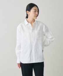 kuros'（クロス）の「【kuros’オリジナル】リネン長袖シャツ（シャツ/ブラウス）」