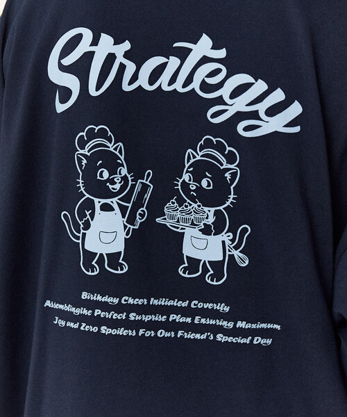 PUBLUX(パブリュクス)の「PUBLUX/パブリュクス <機能性素材>STRATEGY キャット プリント Tシャツ 限定展開(Tシャツ/カットソー・レディース・ピンク/ブラック/ネイビー・LARGE/MEDIUM/SMALL)」の14枚目の写真