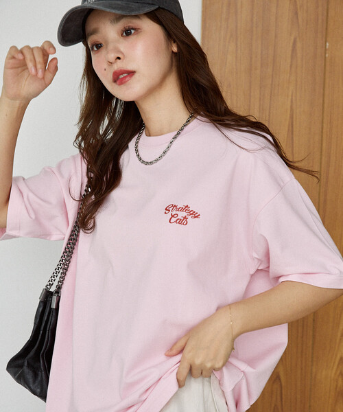 PUBLUX(パブリュクス)の「PUBLUX/パブリュクス <機能性素材>STRATEGY キャット プリント Tシャツ 限定展開(Tシャツ/カットソー・レディース・ピンク/ブラック/ネイビー・LARGE/MEDIUM/SMALL)」の16枚目の写真