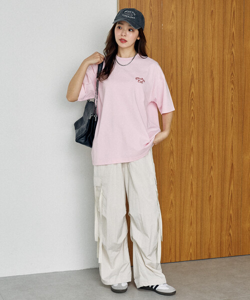 PUBLUX(パブリュクス)の「PUBLUX/パブリュクス <機能性素材>STRATEGY キャット プリント Tシャツ 限定展開(Tシャツ/カットソー・レディース・ピンク/ブラック/ネイビー・LARGE/MEDIUM/SMALL)」の18枚目の写真