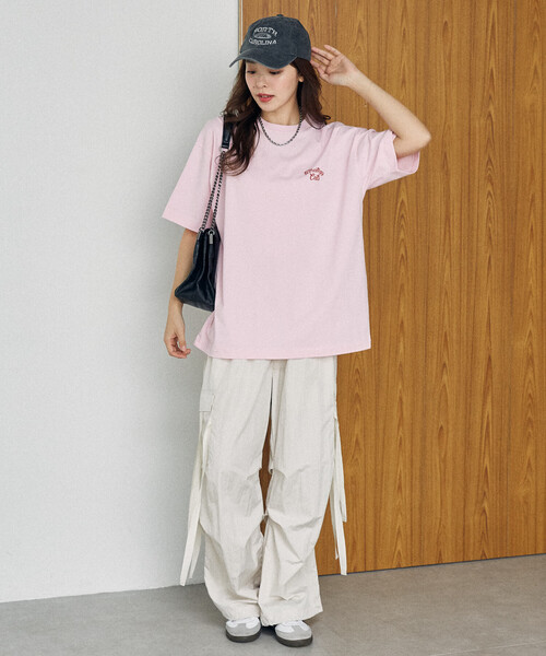PUBLUX(パブリュクス)の「PUBLUX/パブリュクス <機能性素材>STRATEGY キャット プリント Tシャツ 限定展開(Tシャツ/カットソー・レディース・ピンク/ブラック/ネイビー・LARGE/MEDIUM/SMALL)」の20枚目の写真