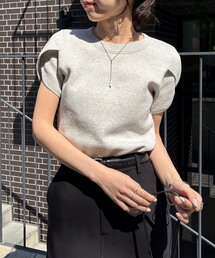 CAPRICIEUX LE'MAGE（カプリシューレマージュ）の「チューリップスリーブニット（ニット/セーター）」