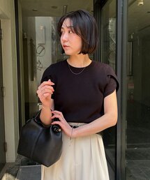 CAPRICIEUX LE'MAGE（カプリシューレマージュ）の「チューリップスリーブニット（ニット/セーター）」