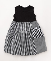 COMME CA ISM（コムサイズム）の「ギンガムチェック バルーンワンピース（ワンピース）」