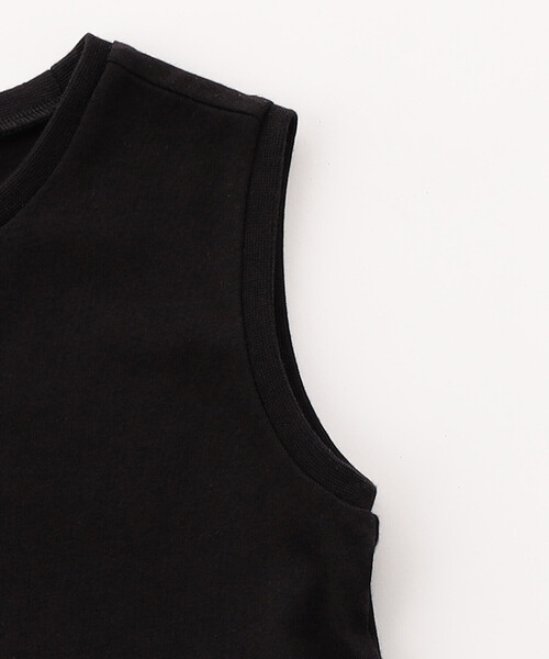 COMME CA ISM(コムサイズム)の「ギンガムチェック バルーンワンピース(ワンピース・キッズ・ブラック・120cm/110cm/100cm/150cm/140cm/130cm)」の4枚目の写真