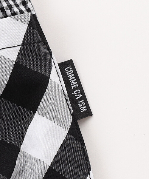 COMME CA ISM(コムサイズム)の「ギンガムチェック バルーンワンピース(ワンピース・キッズ・ブラック・120cm/110cm/100cm/150cm/140cm/130cm)」の8枚目の写真