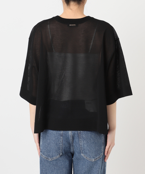 journal standard L'essage（ジャーナルスタンダードレサージュ）の「フォルムニットTシャツ（ニット/セーター・レディース・ブルー系その他/ベージュ系その他/ブラック・FREE）」の14枚目の写真