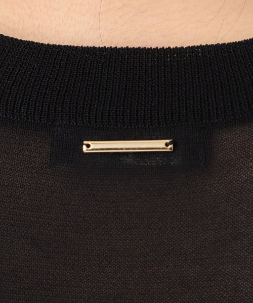 journal standard L'essage(ジャーナルスタンダードレサージュ)の「フォルムニットTシャツ(ニット/セーター・レディース・ブルー系その他/ベージュ系その他/ブラック・FREE)」の12枚目の写真