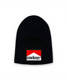 BORN SLIPPY（ボーンスリッピー）の「Cowboy Rib Short Beanie (Black)（ニットキャップ/ビーニー）」