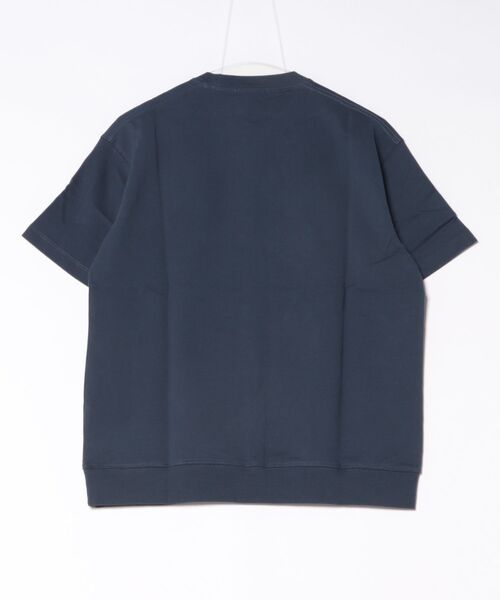 BACK NUMBER（バックナンバー）の「BACK NUMBER(バックナンバー)裾リブショートスリーブＴ（Tシャツ/カットソー・メンズ・ネイビー/イエロー/ダークグレー/レッド/ホワイト・L/XL/M/S）」の14枚目の写真
