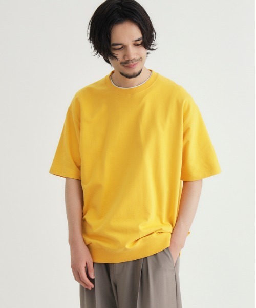 セール】【BACK NUMBER】裾リブショートスリーブT (半袖スウェット風