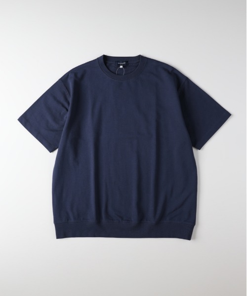 BACK NUMBER（バックナンバー）の「BACK NUMBER(バックナンバー)裾リブショートスリーブＴ（Tシャツ/カットソー・メンズ・ネイビー/イエロー/ダークグレー/レッド/ホワイト・L/XL/M/S）」の11枚目の写真