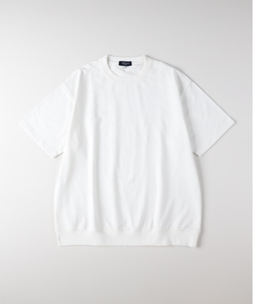BACK NUMBER（バックナンバー）の「BACK NUMBER(バックナンバー)裾リブショートスリーブＴ（Tシャツ/カットソー・メンズ・ネイビー/イエロー/ダークグレー/レッド/ホワイト・L/XL/M/S）」の12枚目の写真