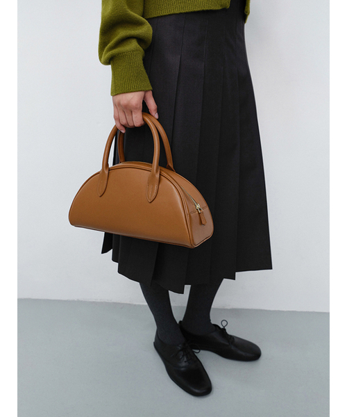 DUNST(ダンスト)の「CLASSIC BOWLING BAG_UDBA6F203_TAN(トートバッグ・レディース・タン・OS)」の2枚目の写真
