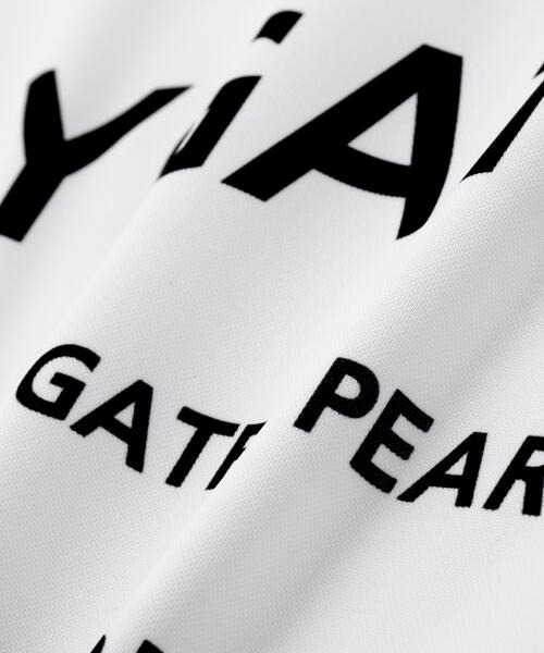 PEARLY GATES(パーリーゲイツ)の「【PEARLY GATES】ランダムロゴボーダー柄 スムース風ミニカノコ(Tシャツ/カットソー・レディース・ホワイト系その他・MEDIUM/LARGE/SMALL)」の8枚目の写真