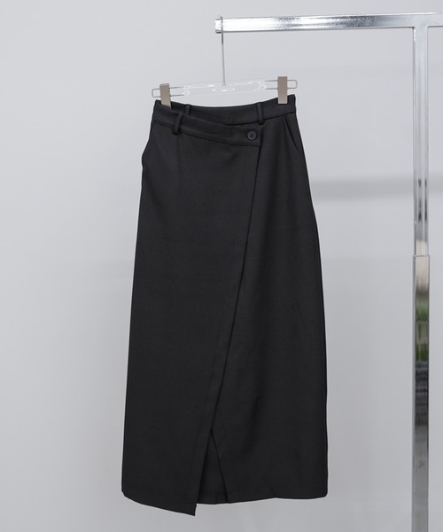 ラップライン ロングスカート chw26s224-ファッション通販サイト