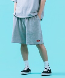 SIDEWAY STANCE（サイドウェイスタンス）の「【SIDEWAY STANCE】 ボックスロゴ 刺しゅう 裏毛 ライトスウェット ショートパンツ（スウェットパンツ）」