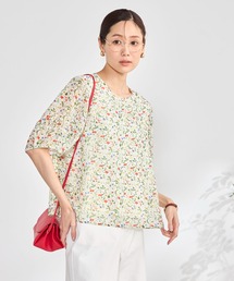 【plantica×GALLORIAコラボ】袖ボリュームブラウス