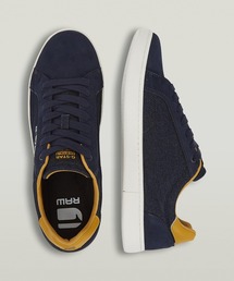 Cadet IV Sneakers/デニムレザー異素材ミックスロゴスニーカー