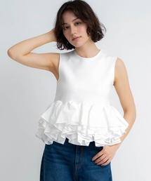 NOELA（ノエラ）の「２ＷＡＹノースリペプラムカットソー（Tシャツ/カットソー）」