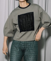 MARECHAL TERRE | リボンジャガードトップス(Tシャツ/カットソー)