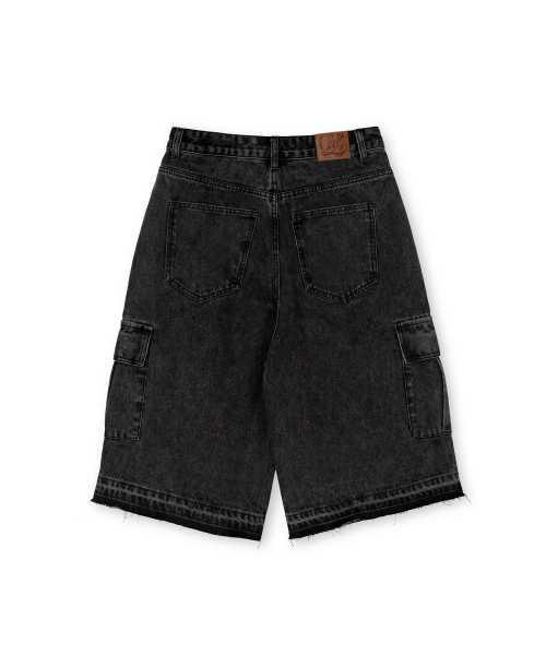 CONNECT KINLOCH（コネクトキンロック）の「カットオフカーゴバミューダパンツ[ブラック]（その他パンツ・メンズ・ブラック・SMALL/MEDIUM/LARGE）」の3枚目の写真