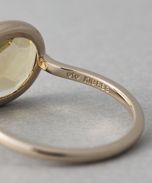ete（エテ）の「[デュー] K18RBG シャンパンクォーツ リング（リング・レディース・ブラウン・17号/15号/11号/13号/9号）」の3枚目の写真